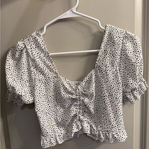 Crop top blouse